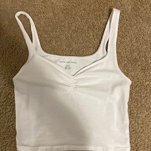 American eagle white crop top